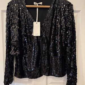 NWT 1135 GRACE KARIN 2 pc sequin top